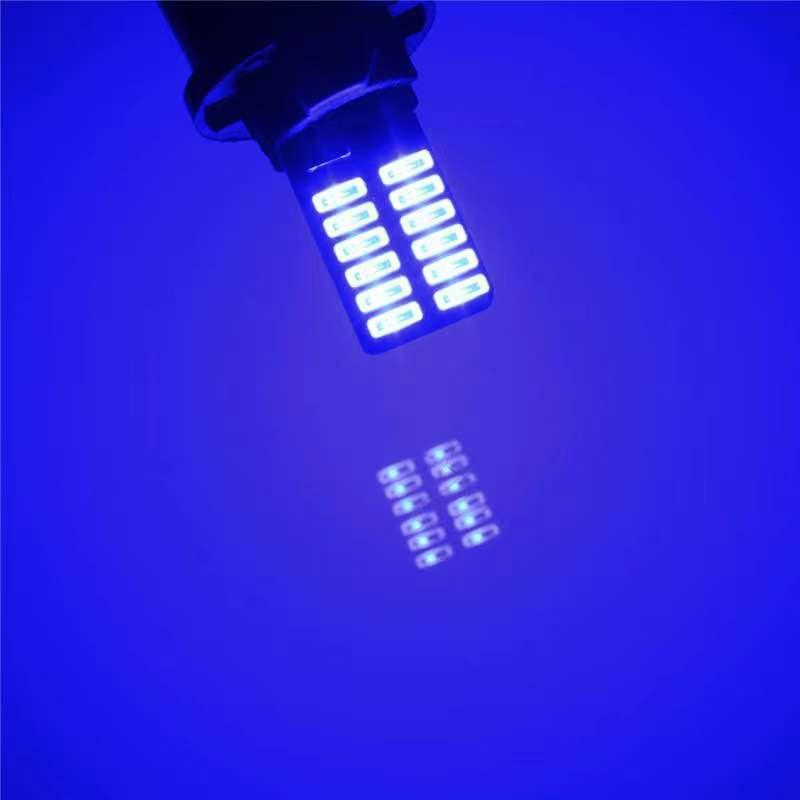 1個入 爆光 高輝度 LEDバルブ W5W T10 4014SMD 24連 球切れ警告灯 キャンセラー内蔵 無極性 ポジション ナンバー灯 ルーム ホワイト アイスブルー レッド ブルー｜shouun｜12