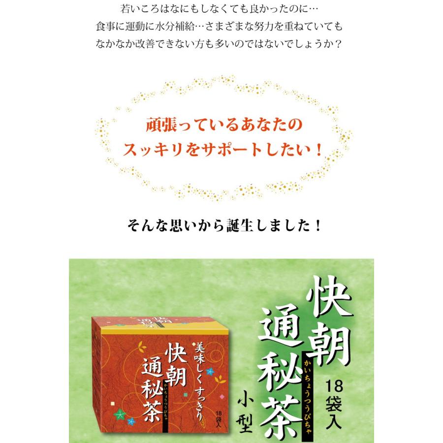 快朝通秘茶 小型 ダイエット ダイエットティー 茶 センナ茶 ウコン 霊