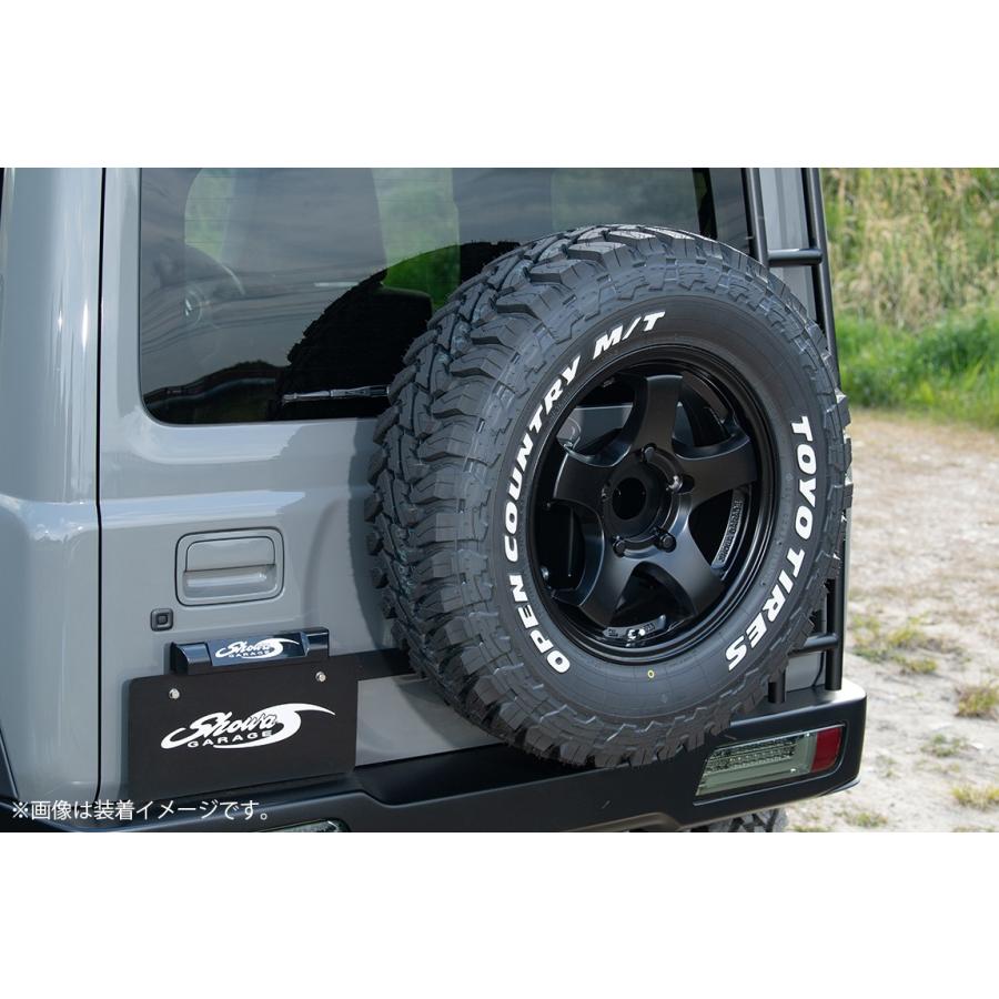 ショウワガレージ 車検対応品 スペアタイヤ移動ブラケット ショウワガレージ 車検対応品 スペアタイヤ移動ブラケット