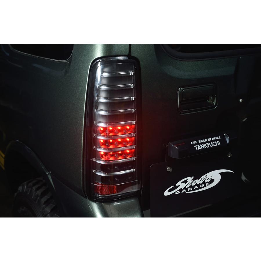 ☆ジムニー JB23 ショウワガレージ ファイバーテールランプ流星ウインカー☆ ショウワガレージ LEDテールランプ ジムニー JB23用 ショウワガレージ