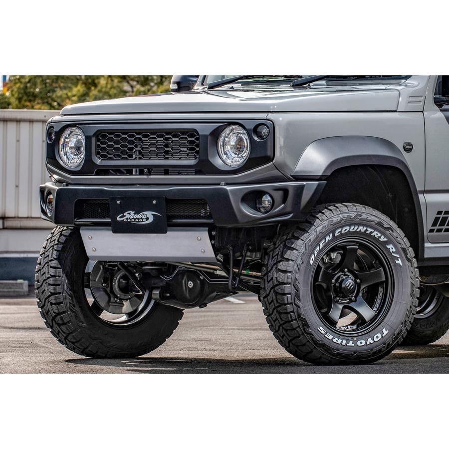 ショウワガレージ スキッドプレート シルバー ジムニーシエラJB74