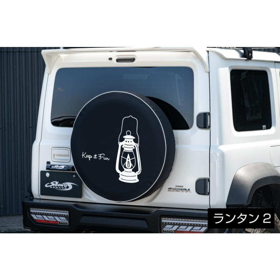Showa Garage（ショウワガレージ） スペアタイヤカバー 絵柄タイプ