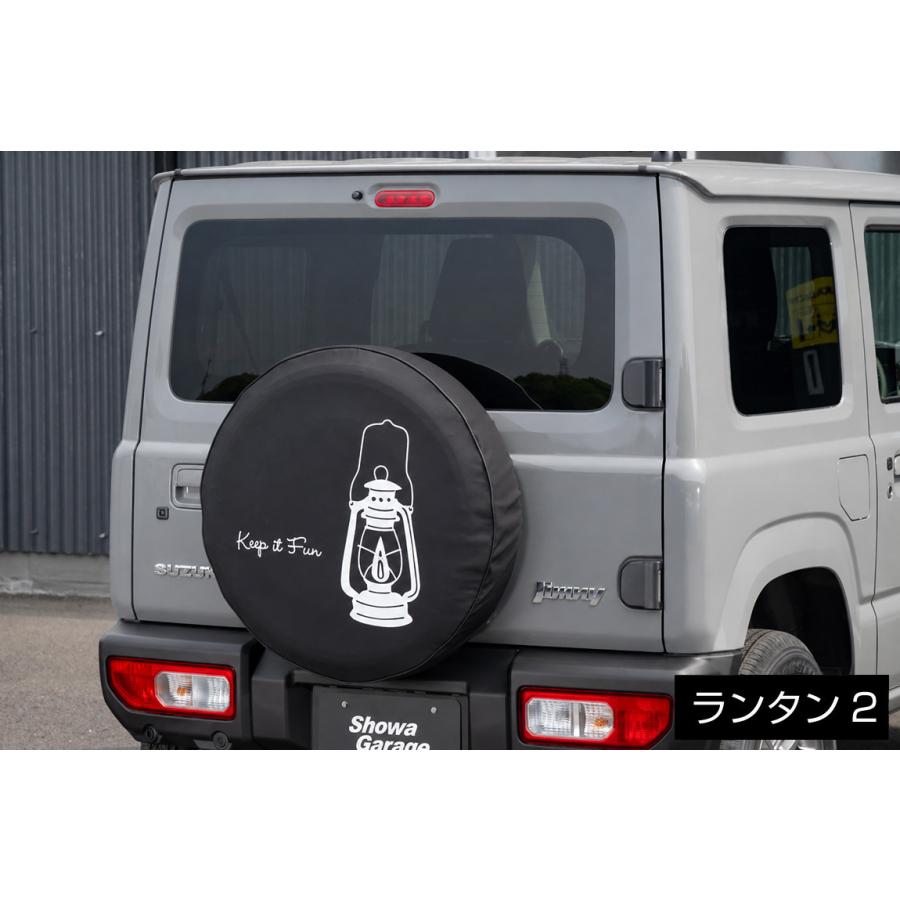 Showa Garage（ショウワガレージ） スペアタイヤカバー 絵柄タイプ