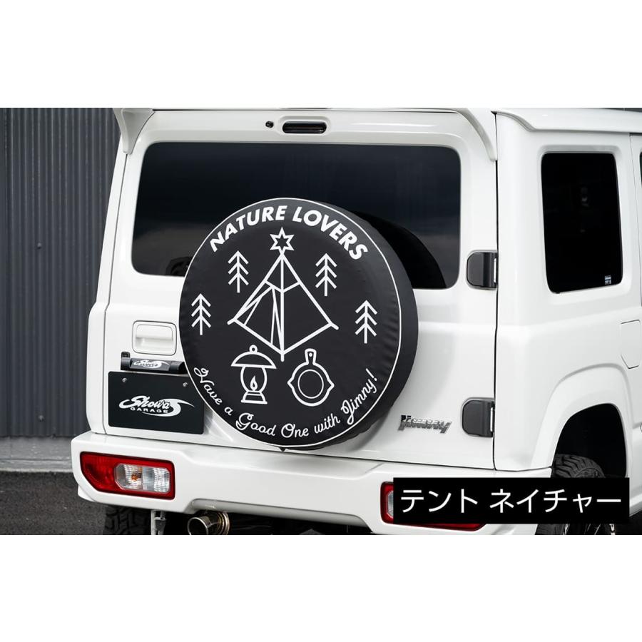 Showa Garage（ショウワガレージ） スペアタイヤカバー 絵柄タイプ