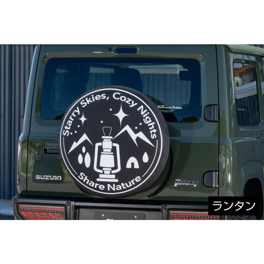 Showa Garage（ショウワガレージ） スペアタイヤカバー 絵柄タイプ