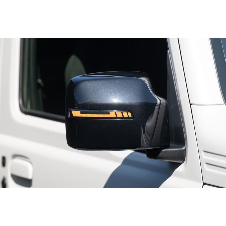 【ジムニー】LEDシーケンシャルドアミラーウィンカー ジムニー ジムニーシエラ JB64 JB74 専用 LEDシーケンシャル