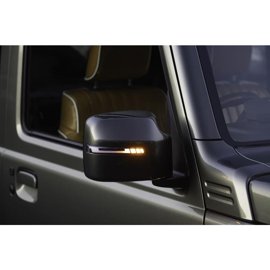 ジムニー用(JB64/JB74)LEDウィンカーセット ショウワガレージ LEDウィンカー用カプラーオン抵抗 取付けプレートセット ジムニー JB64