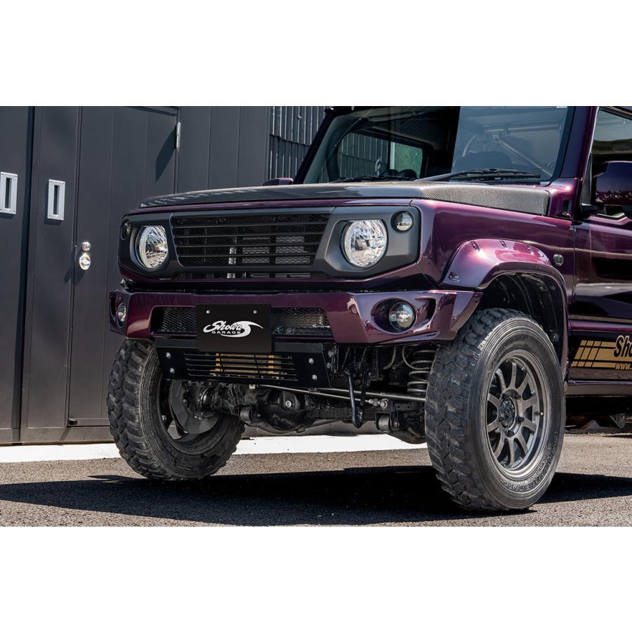 ショウワガレージABSフロントグリルオーダーカラー塗装ジムニーシエラノマド 受注生産】ABSスポーツグリル アイラインスタイル オーダー