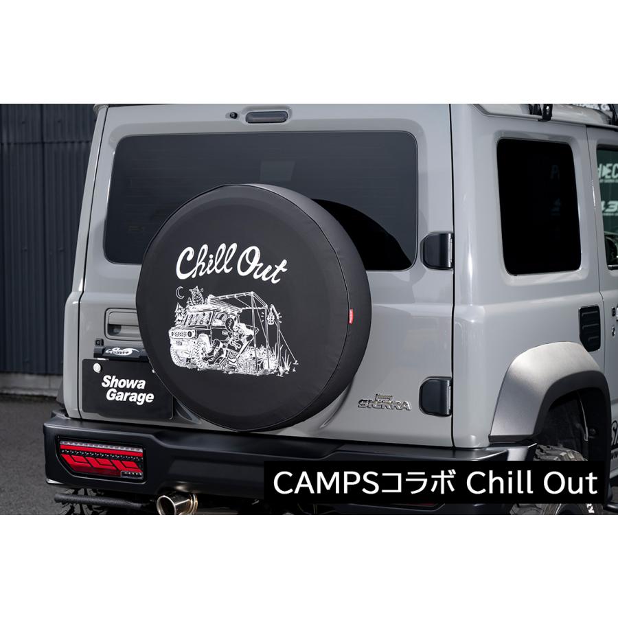 Showa Garage（ショウワガレージ） スペアタイヤカバー CAMPSコラボ