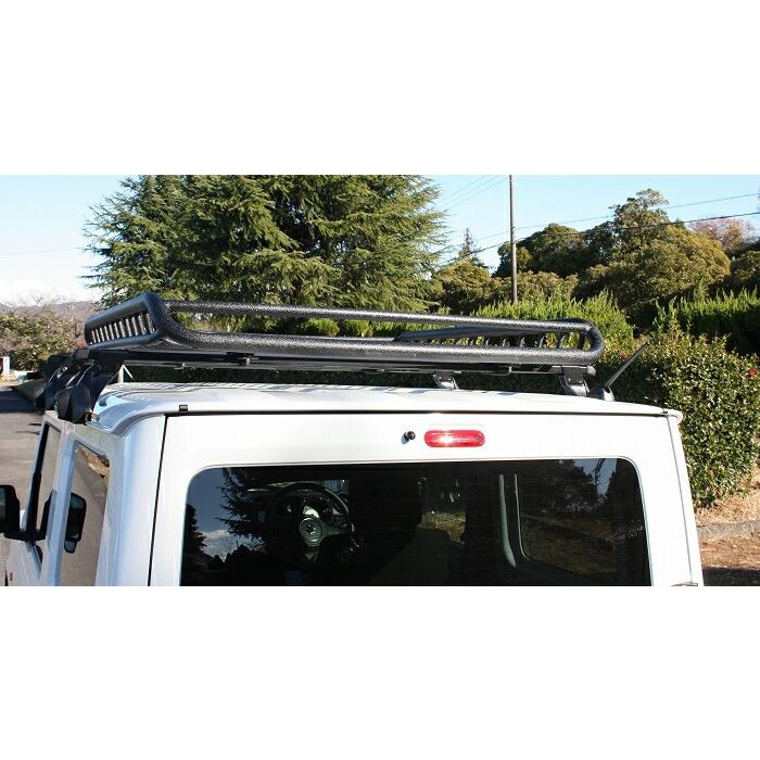 ショウワガレージ　A-xシリーズ　アルミ製ルーフラック　Mサイズ　ブラック ショウワガレージ Mサイズワイド ブラック A-x(エークロス) シリーズ