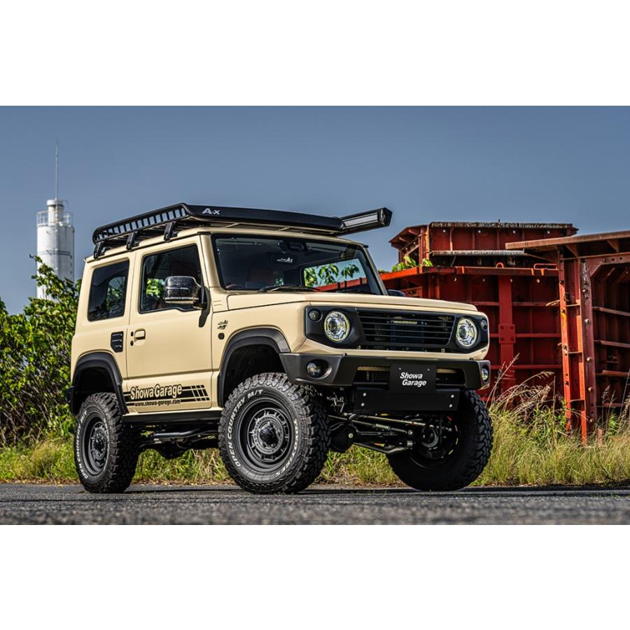ジムニー　ホイール　キラーフィールド　16インチ Showa Garage（ショウワガレージ） GUNFIELD 16×5.5J+20 ブラック
