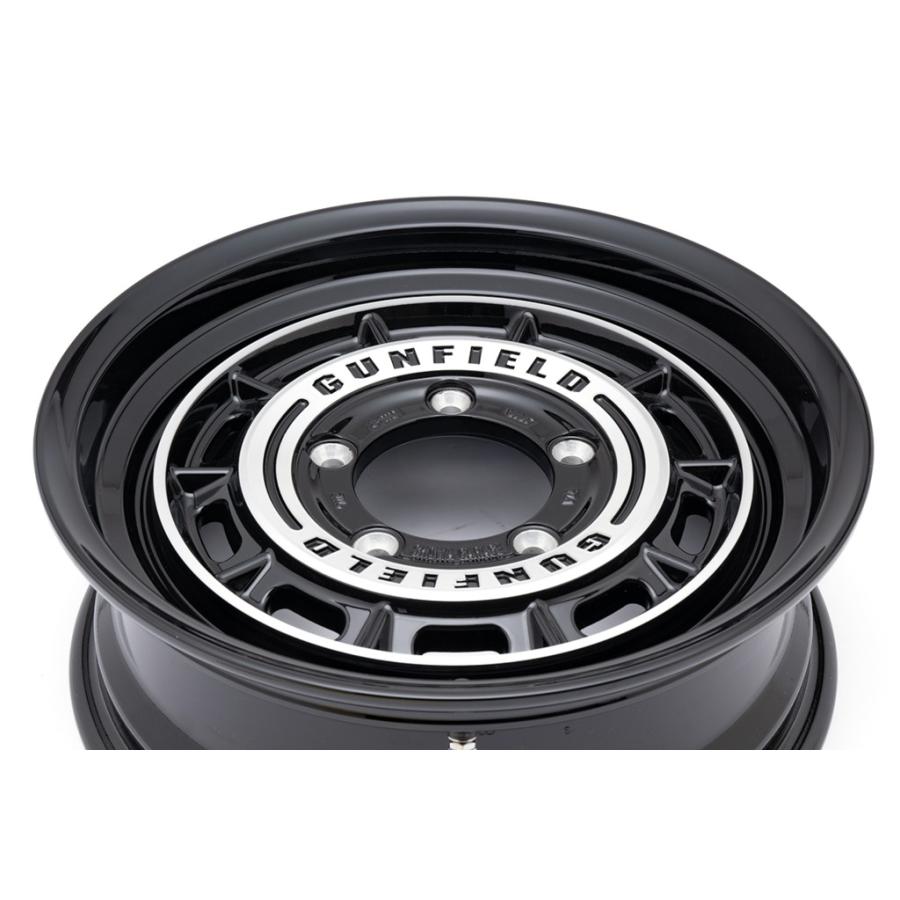 Nishiyamaページ GUNFIELD 16×5.5J +20 サンドブラック 1本 ジムニー JB64、JB23
