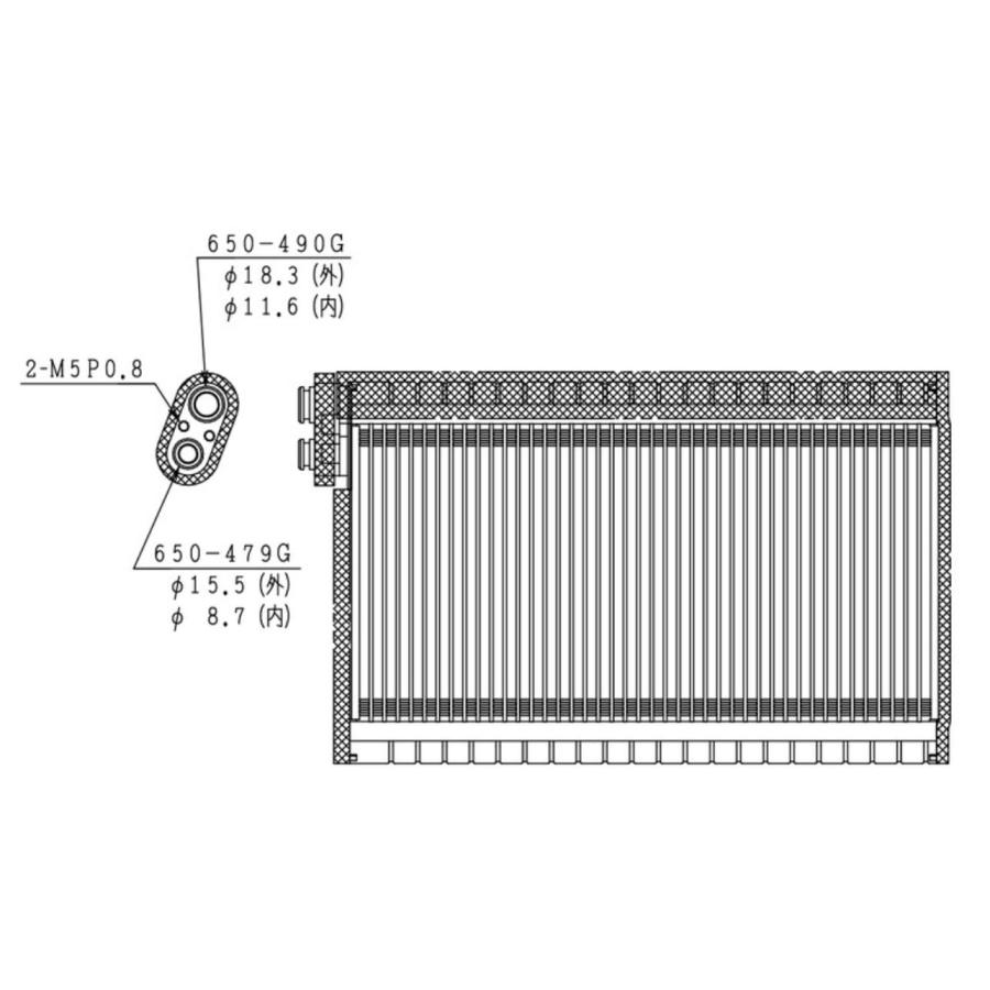 いすゞ 【エキパン付】フォワード FRR90 PKG-FRR90 エバポレーター 新品 : ラジエーターの showaradヤフー店 - 通販 ...