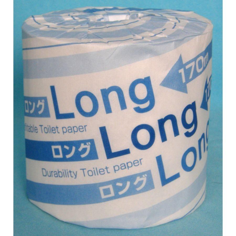 トイレットペーパー 業務用 3倍巻 170M シングル 個包装【ロング170M