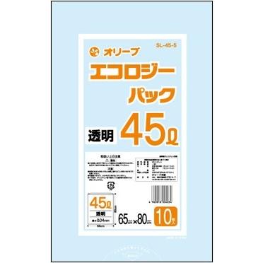 45Lゴミ袋 厚手 業務用 安い 【0.04mm厚 45L （透明）】650x800cm 