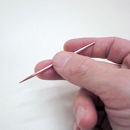 小里式てい鍼 金メッキ てい針 前田豊吉商店 55mm J25-102-55