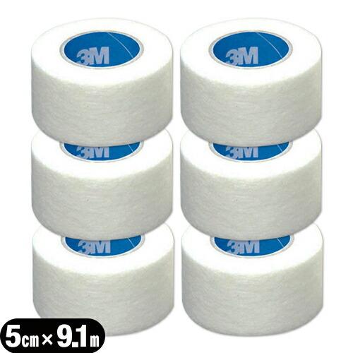 3M マイクロポア サージカルテープ ホワイト 50mm (全長9.1mx幅5.0cm) x 6巻(1ケース) 「当日出荷」