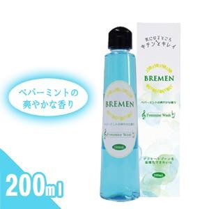 デリケートゾーン専用ソープ ブレーメン(BREMEN) フェミニンウォッシュ(Feminine Wash) 200ml ペパーミントの爽やかな香り 「当日出荷」「cp3」｜showa69