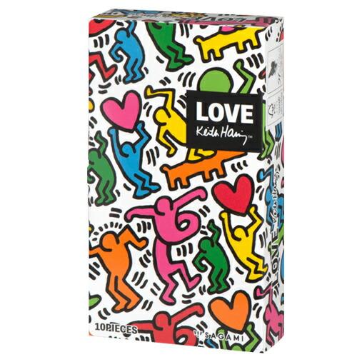 避妊用コンドーム 相模ゴム工業 キース・へリング スムース (Keith Haring) 10個入 :メール便日本郵便送料無料｜showa69｜02