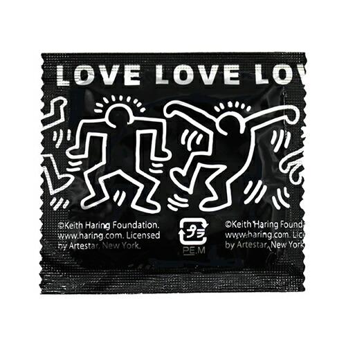 避妊用コンドーム 相模ゴム工業 キース・へリング スムース (Keith Haring) 10個入 :メール便日本郵便送料無料｜showa69｜03