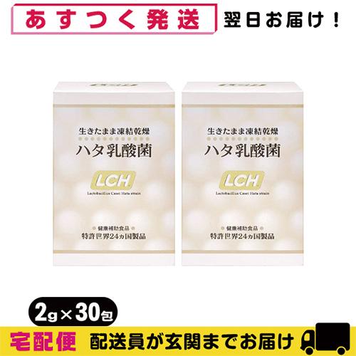 乳酸菌サプリメント LCH ハタ乳酸菌 2gx30包入x2個セット(計60包 
