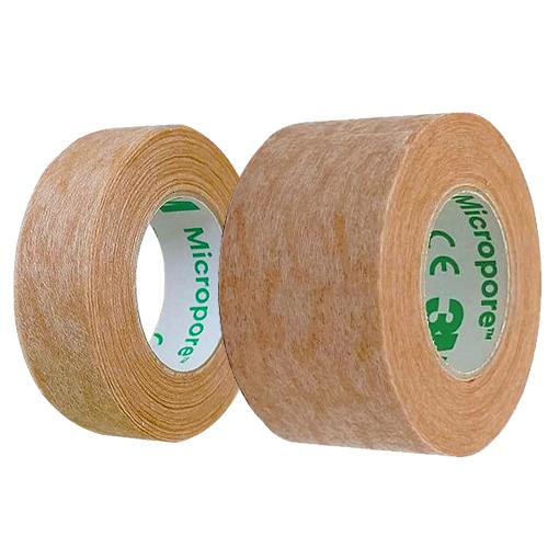 Showa Yahoo店目立たない不織布タイプ 3m マイクロポアー スキントーン サージカルテープ不織布 全長9 1m 1 25cm 2 5cm セット 当日出荷 安全