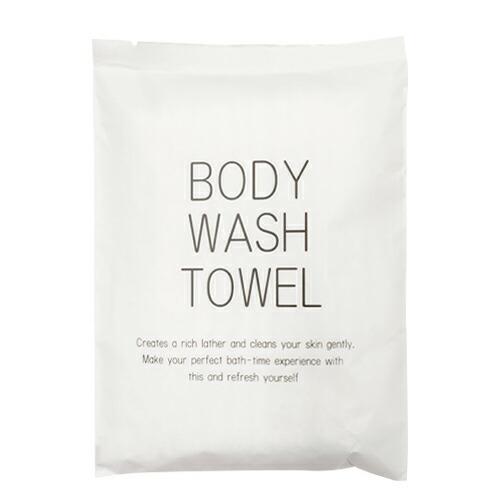ホテルアメニティ 浴用タオル 個包装 伸縮 ボディウォッシュタオル (ストレッチタオル) BODY WASH TOWEL Lサイズ(2種より選択) x 200個 爆買の画像