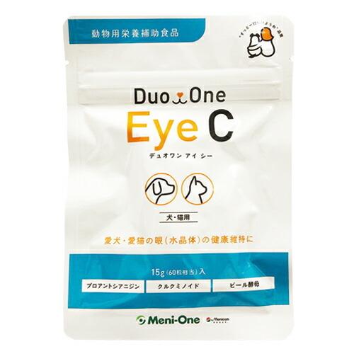 メニワン(Meni-One) Duo One(デュオワン) Eye C (アイ シー) 15g(60粒相当) 犬猫用 x1袋 「メール便日本郵便送料無料」 「当日出荷」｜showa69｜02