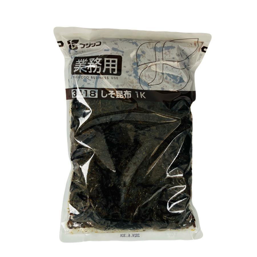 しそ昆布 1kg フジッコ こんぶ惣菜 昆布の佃煮 ごはんのお供 おにぎりの具 おかず 業務用 昆布つくだ煮 ネコポス便 ポスト投函 の商品画像