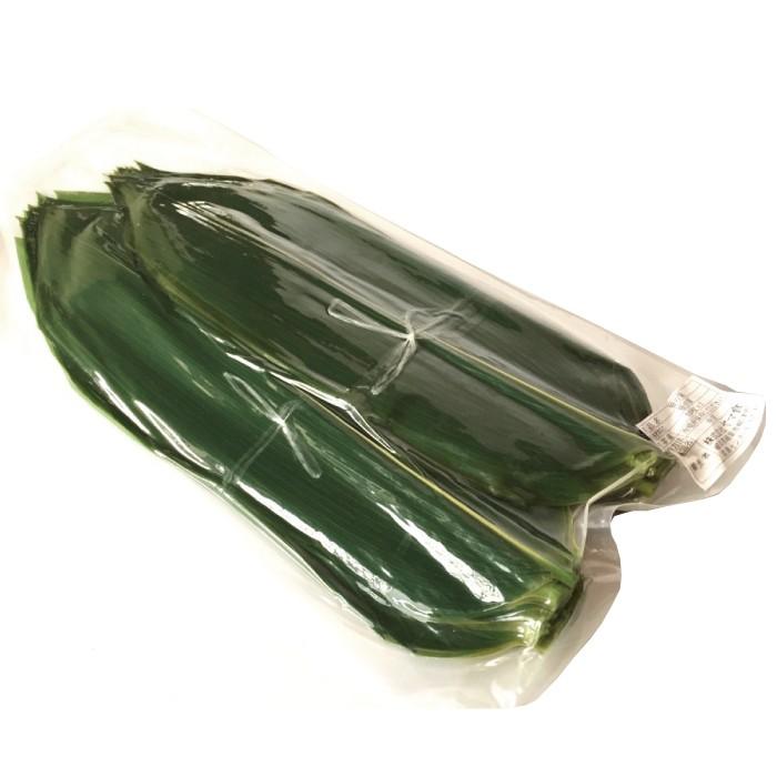 笹の葉 100枚入 青笹 便利笹 常温保存（長さ32cm×幅12cm）盛り付け用 ヤマ食 の商品画像