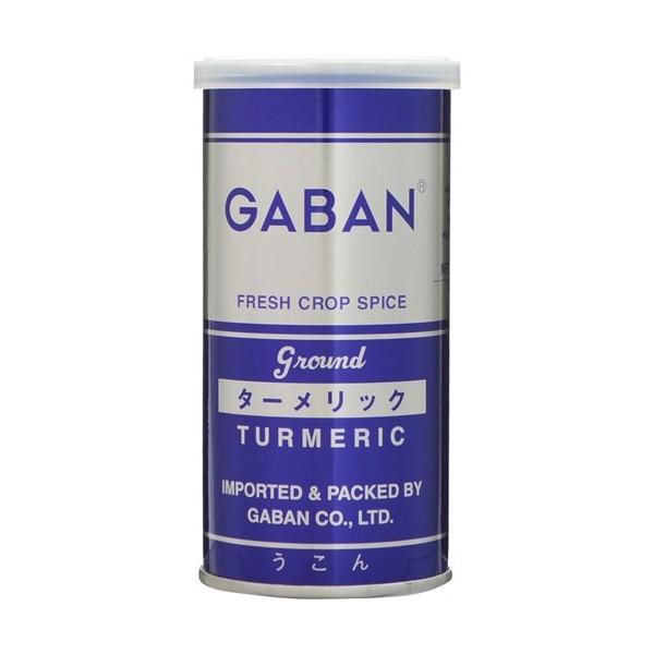 GABAN（ギャバン） ターメリック パウダー 80g 缶 ウコン 香辛料