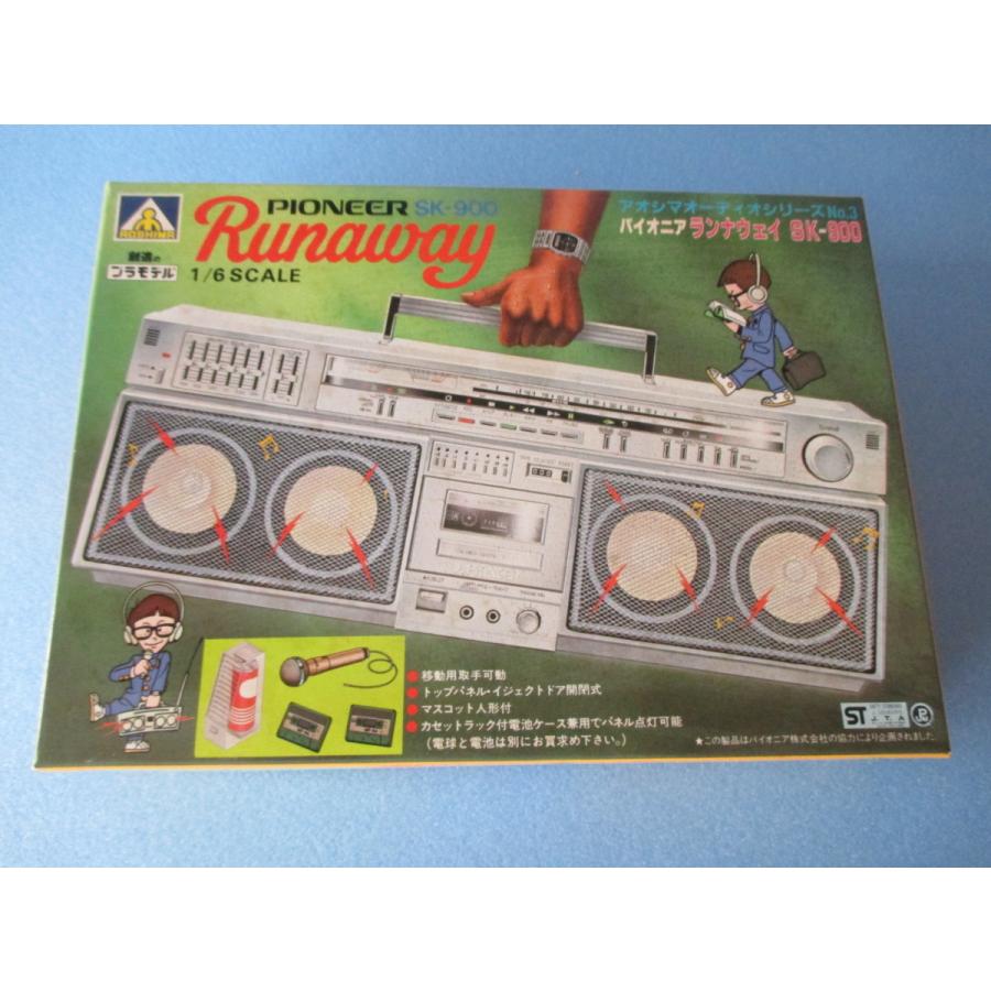 アオシマ ラジカセプラモデル パイオニア ランナウェイ 1/6【未
