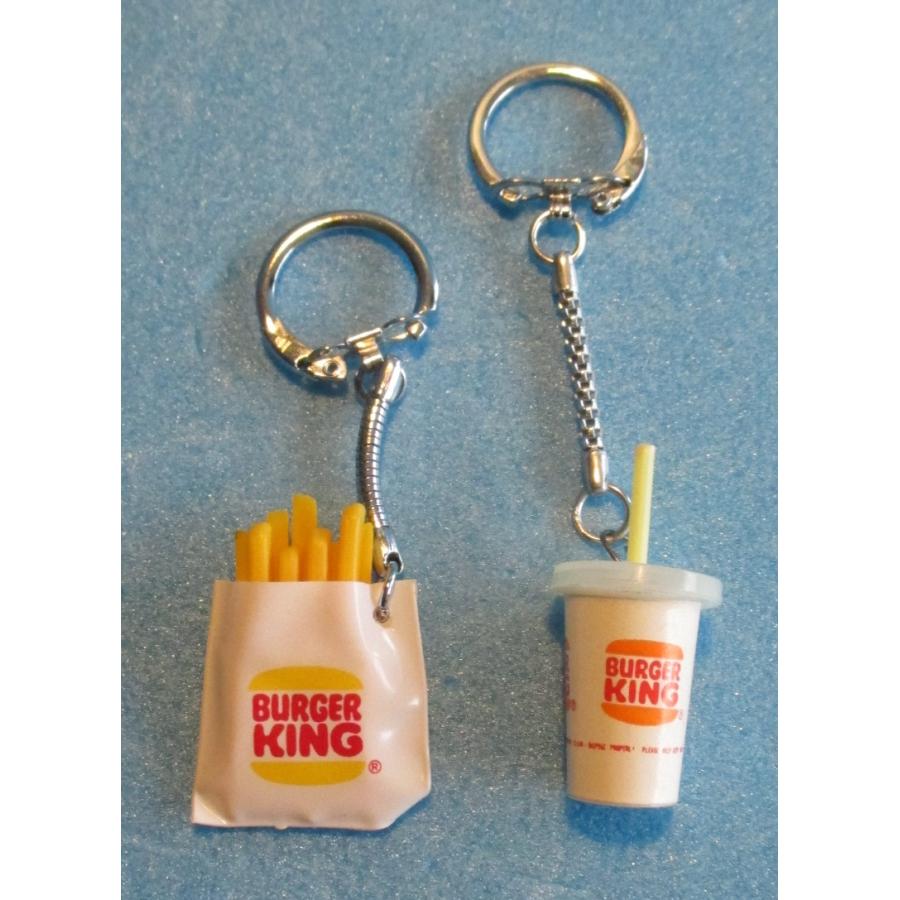 昭和レトロ バーガーキング キーホルダー ポテト ドリンク レトロ