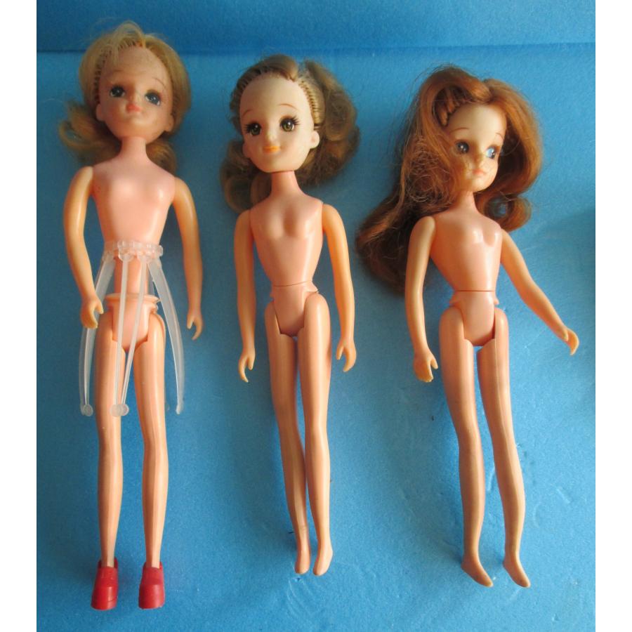 昭和レトロ リカちゃん人形他 6体 日本製【中古品】 : 昭和こども商店