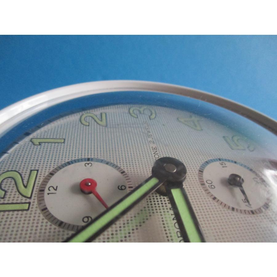 セイコー 目覚まし時計 コロナ 青色【中古品】SEIKO CORONA : 昭和
