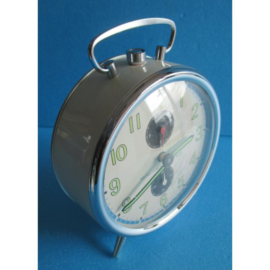 セイコー 目覚まし時計 コロナ 白色【中古品】SEIKO CORONA : 昭和