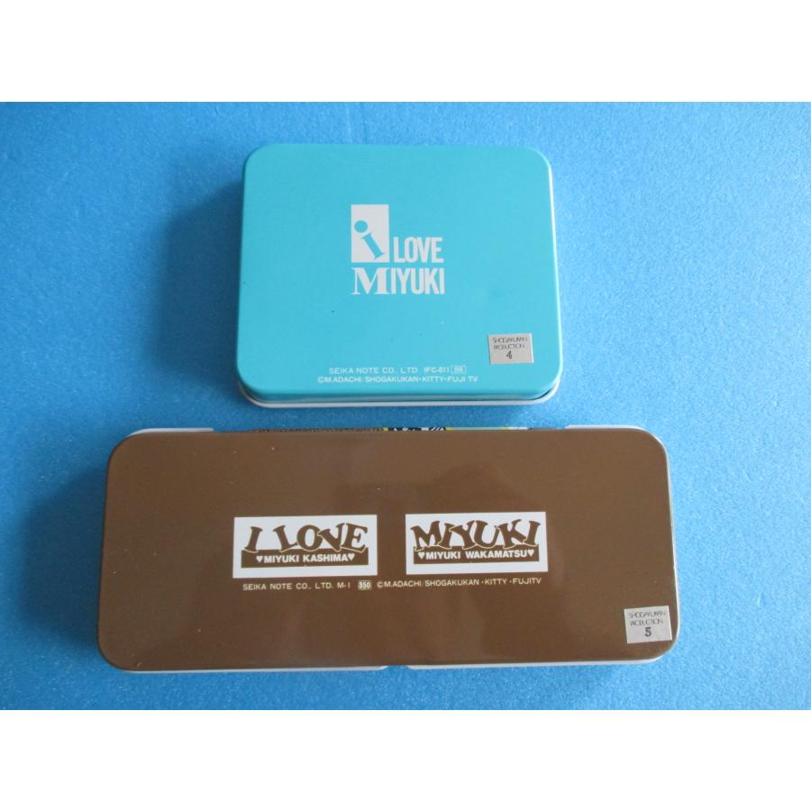 セイカノート みゆき カンペンケース2種 缶ペン 筆箱 あだち充【未使用