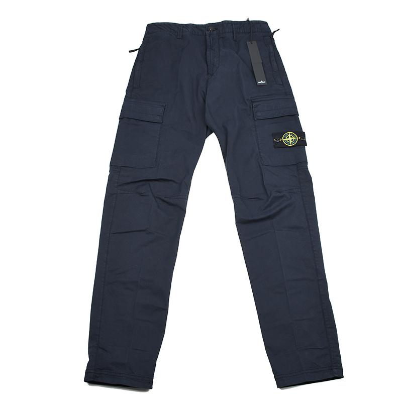 STONE ISLAND ストーンアイランド メンズ ネイビーカーゴパンツ 