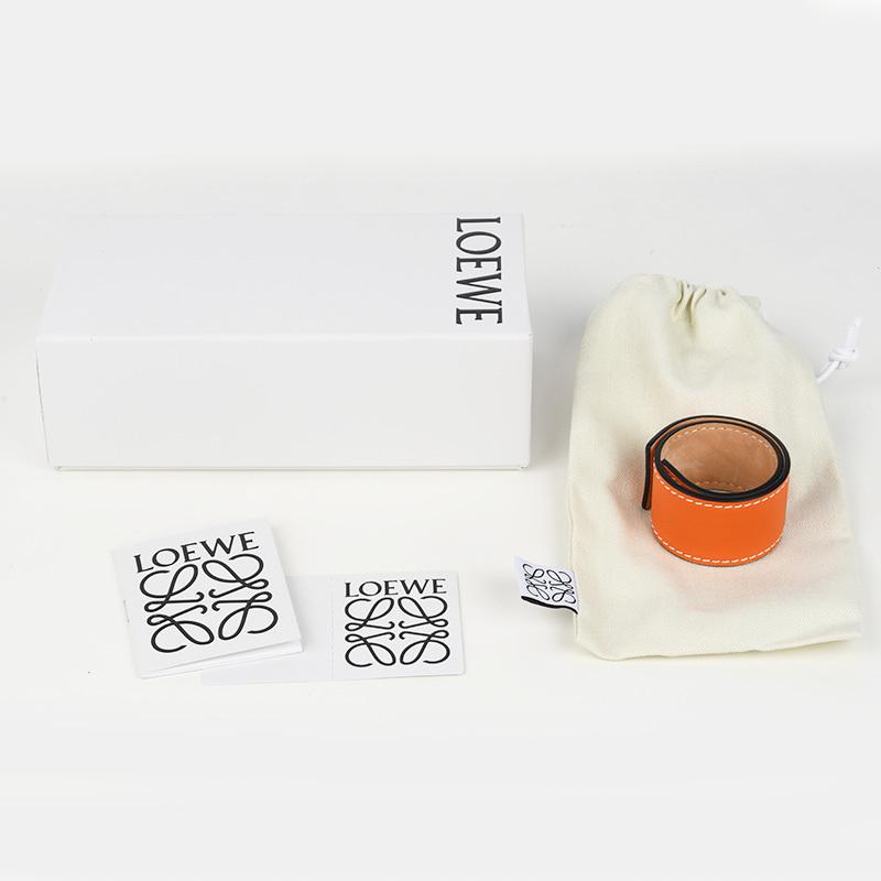 LOEWE ロエベ アナグラム オレンジアナグラムブレスレット 119.19.336  