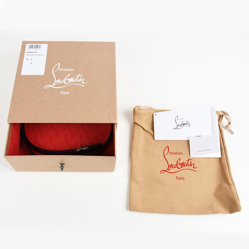 CHRISTIAN LOUBOUTIN クリスチャンルブタン CL LOGO ベルト イタリア