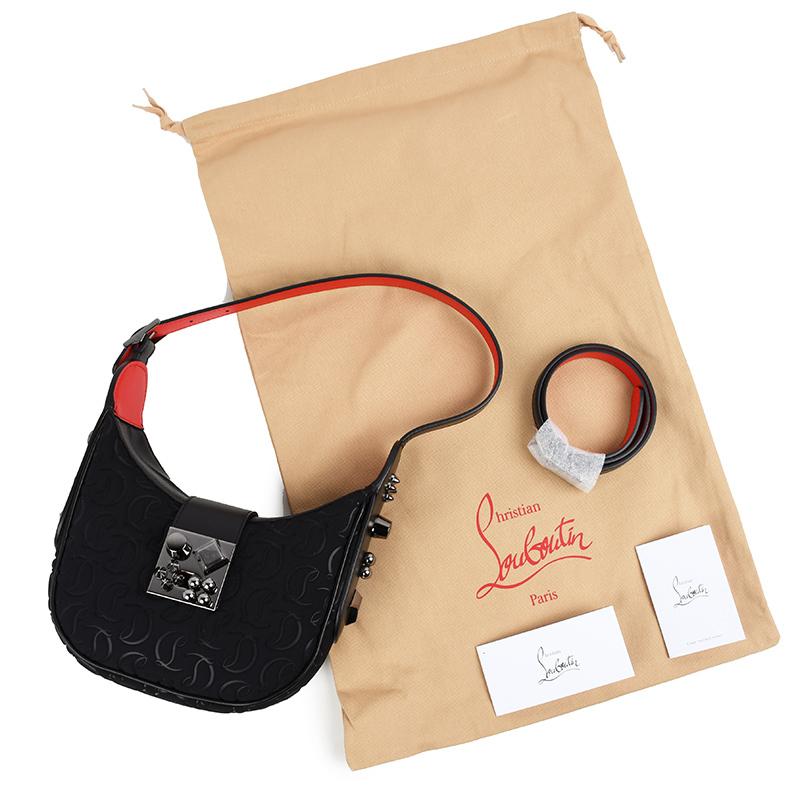 定番のお歳暮 冬ギフト Christian Louboutin 新品 B078 イタリア正規品 ショルダーバッグ Carasky クリスチャンルブタン ショルダーバッグ Demolition Training