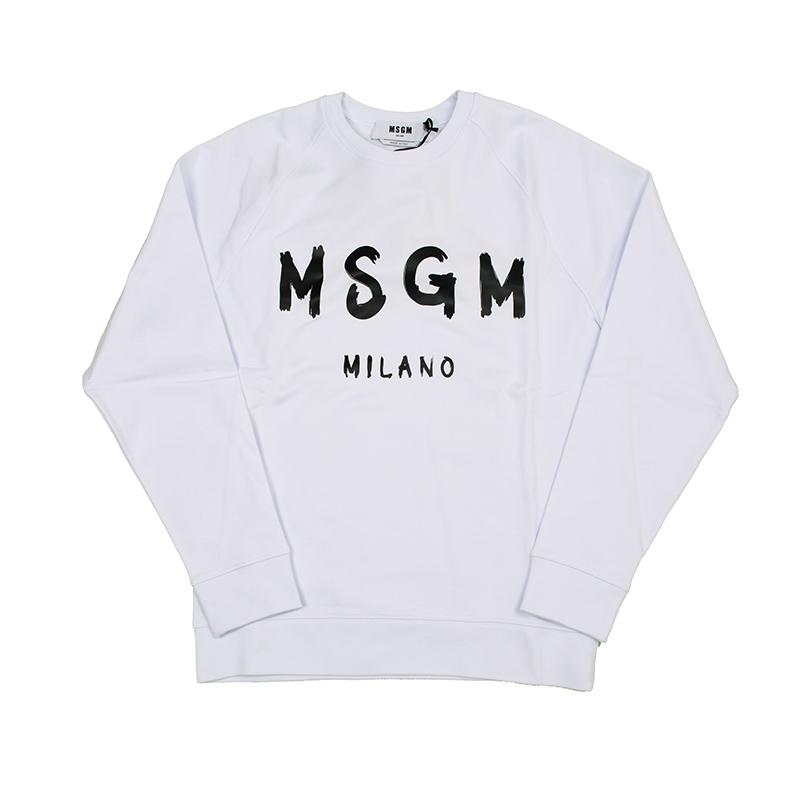 Msgm エムエスジーエム メンズ ロゴホワイトスウェットトレーナー 2940mm104 イタリア正規品 新品 2940mm104 01 セレクトショップshowcase 芦屋 通販 Yahoo ショッピング