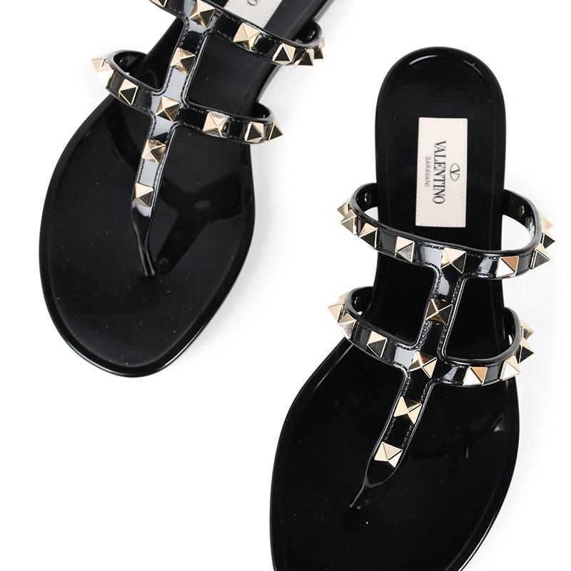 VALENTINO ヴァレンティノ　レースアップ　スタッズ　サンダル VALENTINO ヴァレンティノレースアップスタッズサンダル