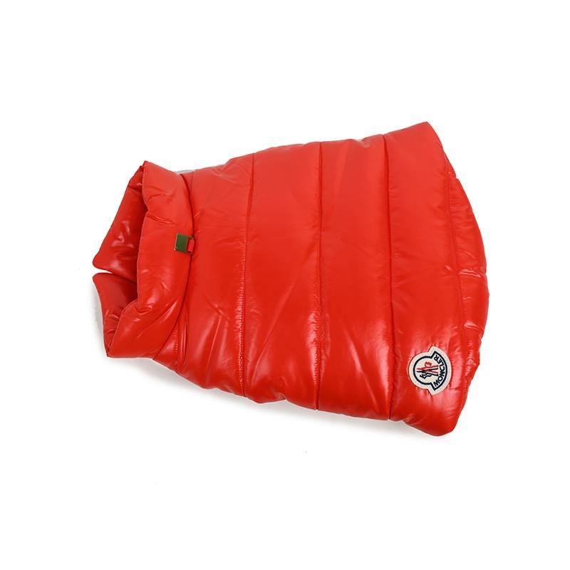 希望者のみラッピング無料 ドッグウェア 新品 イタリア正規品 ドッグベスト レッド Poldo モンクレール Moncler 犬服 アクセサリー Smssvg Org