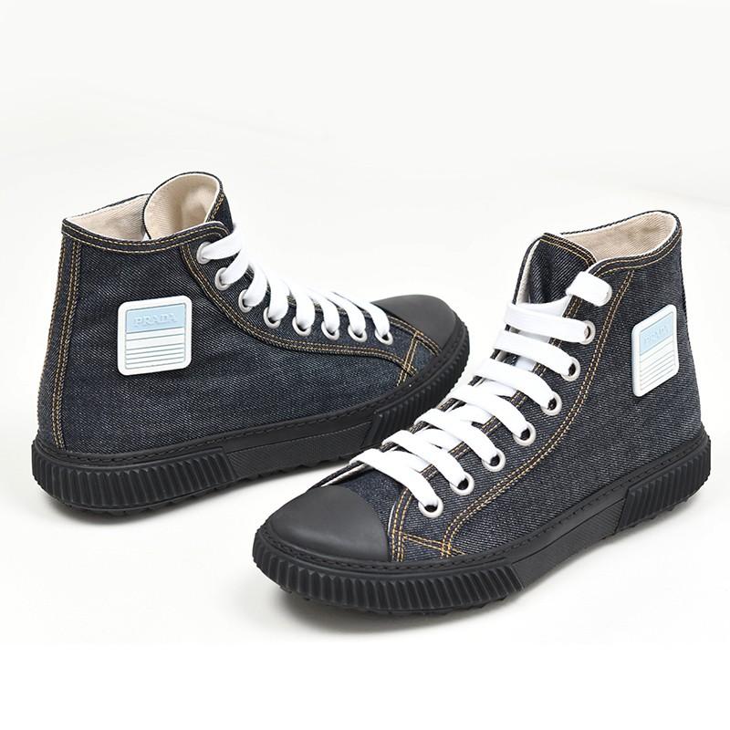 Prada プラダ メンズ デニムスニーカー 靴 イタリア正規品 アウトレット 新品 4t3218 4t3210n7f0008 セレクトショップshowcase 芦屋 通販 Yahoo ショッピング