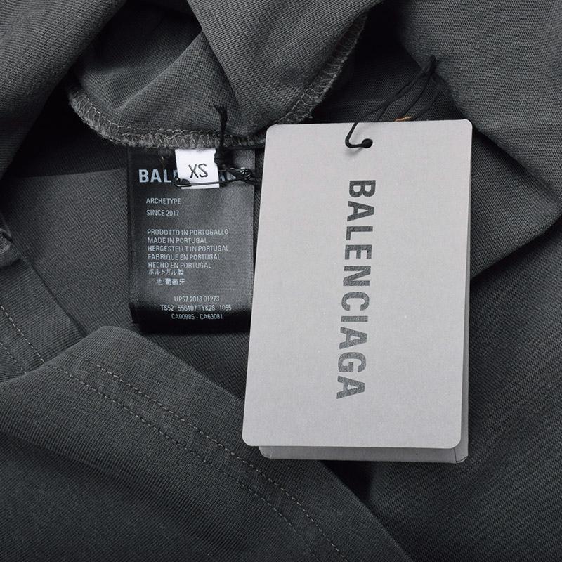 充実の品 新品 バレンシアガ 556107 TYK28 1055 ダークグレーXS/S/M T
