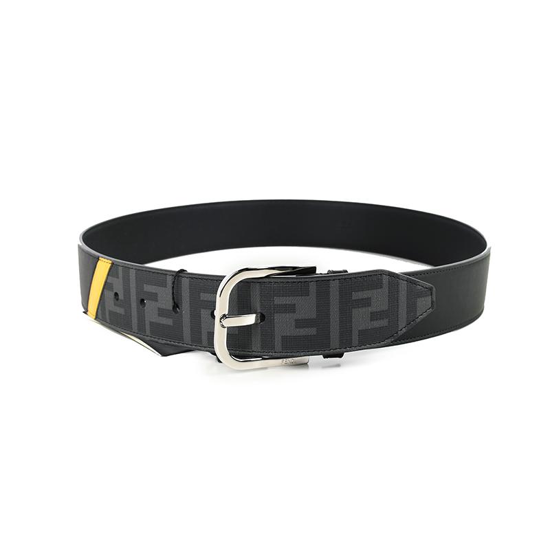 FENDI フェンディブラックベルトメンズ 7C0400 A9XS F0R2A イタリア