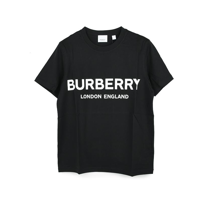 BURBERRY バーバリー レディース ブラック半袖シャツ イタリア正規品 