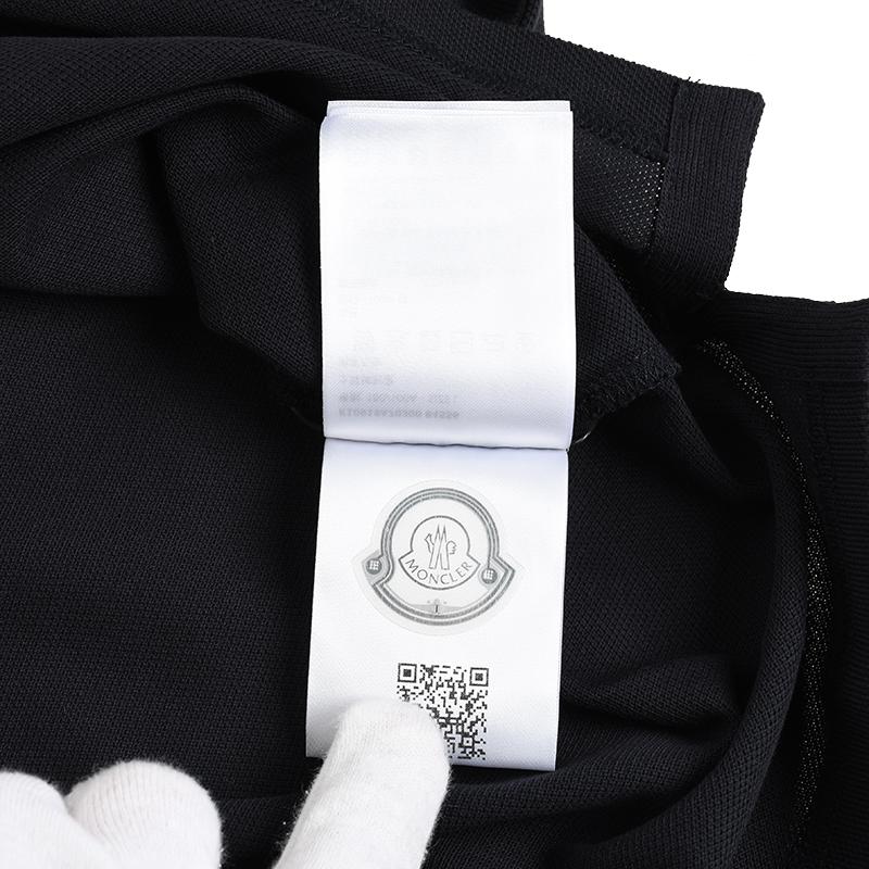 MONCLER モンクレール ネイビー半袖ポロシャツ メンズ イタリア正規品 8A70300 84556 77X 新品 並行輸入品 爆買  父の日の画像