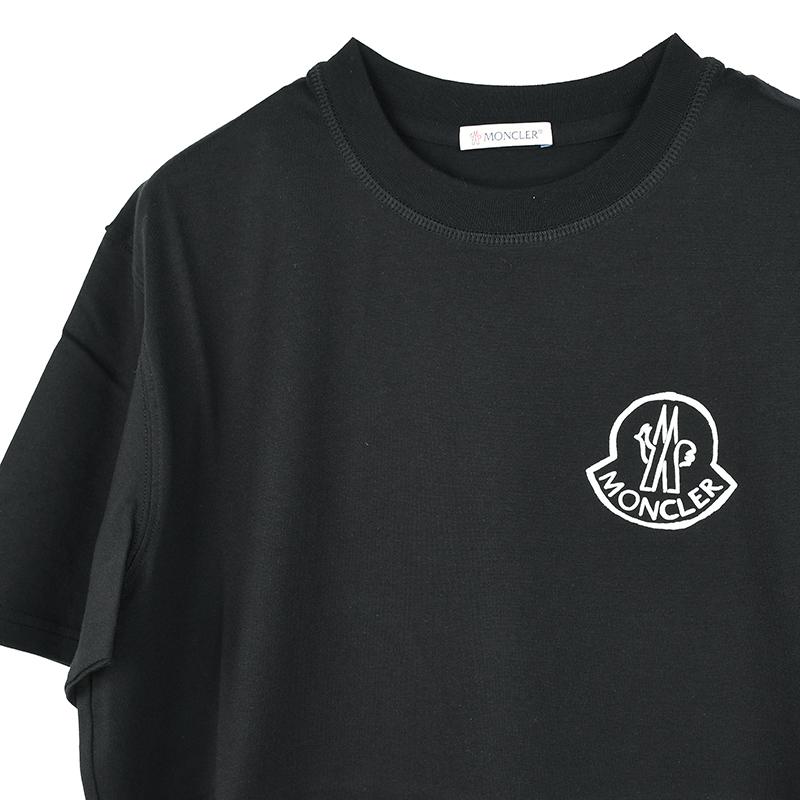 MONCLER 半袖 TシャツXS 黒 美品 モンクレール 半袖 Tシャツ 半袖Tシャツ - メルカリ